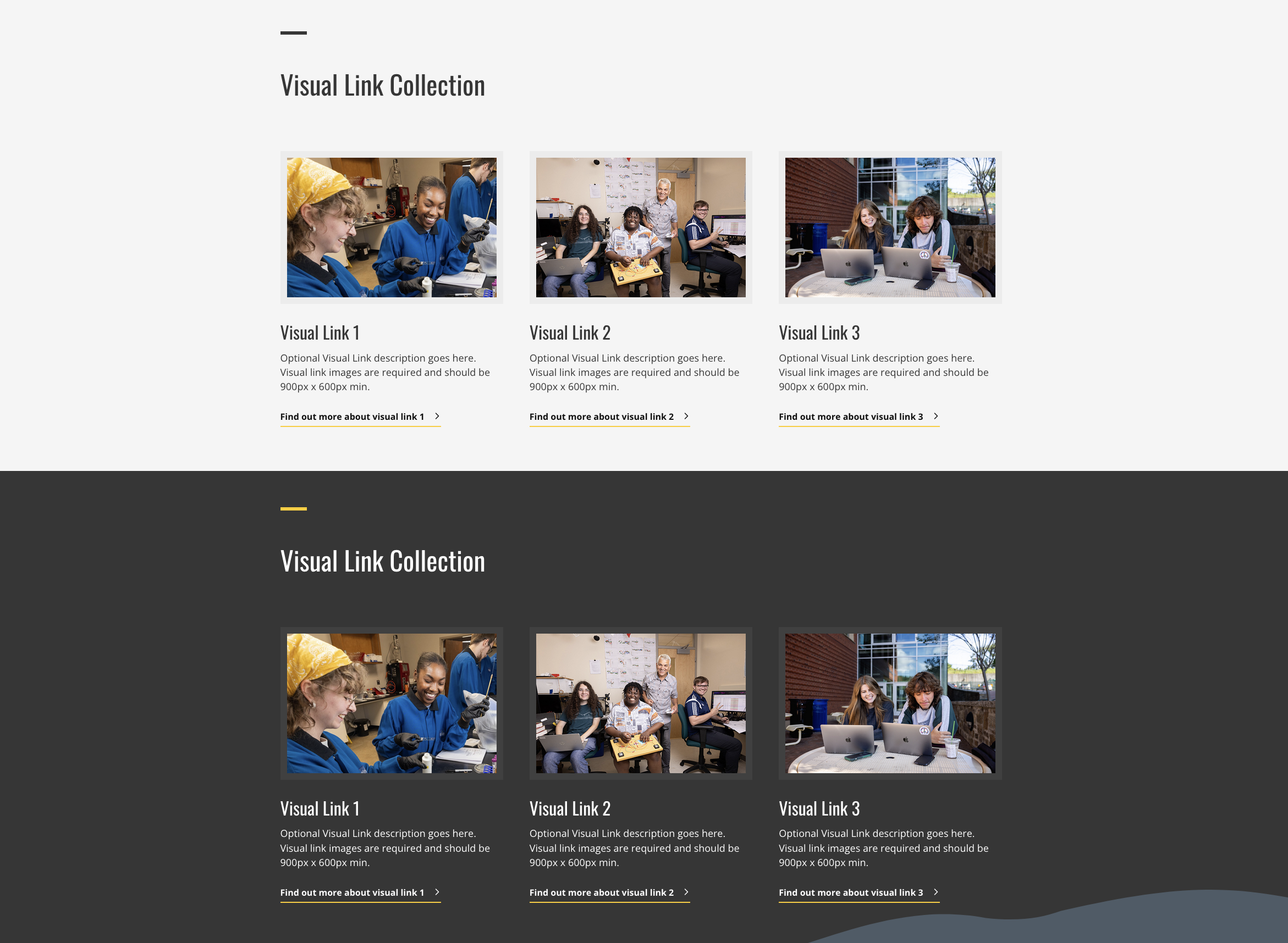 Example of a light and dark Visual Link Collection